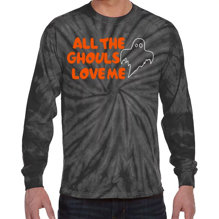 All The Ghouls Love Me Tie-Dye Long Sleeve Shirt