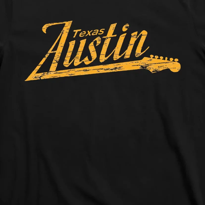 Austin Texas Guitar Neck T-Shirt