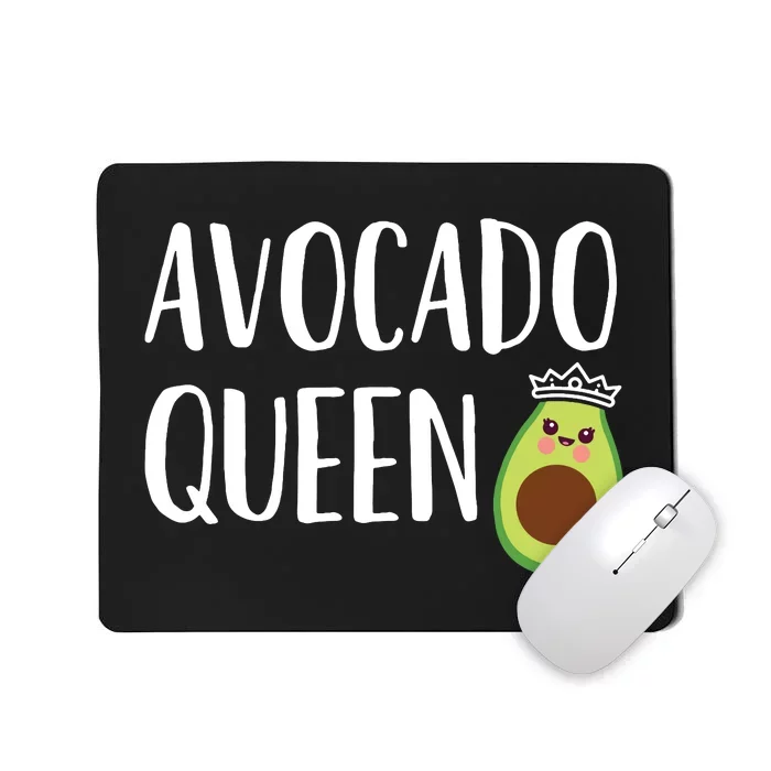 Avocado Themed Gift Women Girlsfunny Avocado Queen Mousepad