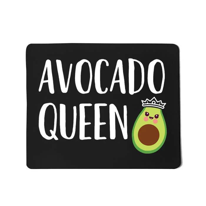 Avocado Themed Gift Women Girlsfunny Avocado Queen Mousepad