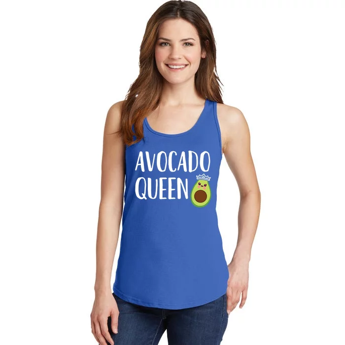 Avocado Themed Gift Funny Avocado Queen Gift Ladies Essential Tank