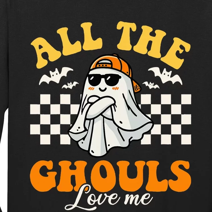 All The Ghouls Love Me Halloween Child Costume Tall Long Sleeve T-Shirt