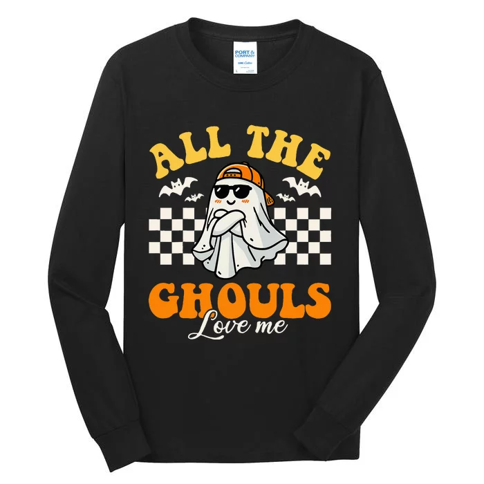 All The Ghouls Love Me Halloween Child Costume Tall Long Sleeve T-Shirt