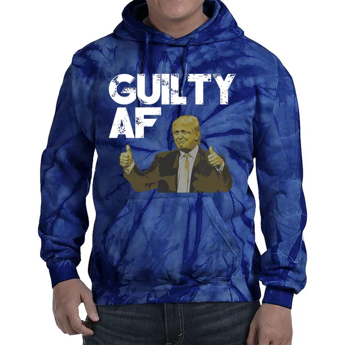 Anti Trump Guilty As Fuck Political Resist Tie Dye Hoodie