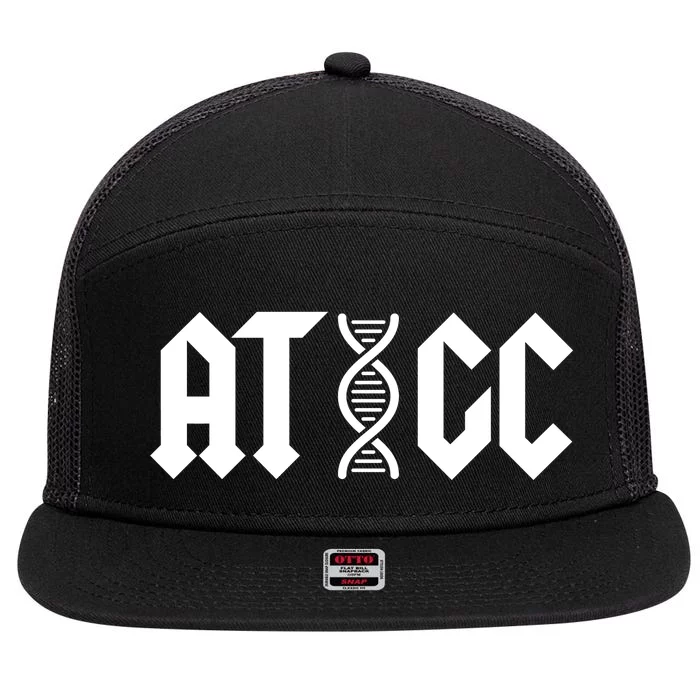 ATGC Funny Science Biology DNA 7 Panel Mesh Trucker Snapback Hat