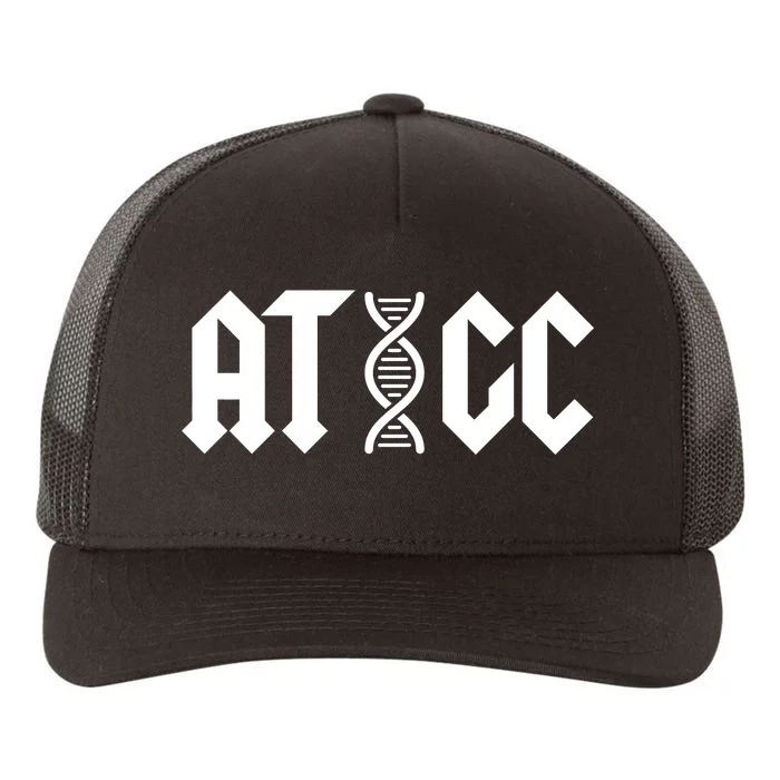 ATGC Funny Science Biology DNA Yupoong Adult 5-Panel Trucker Hat