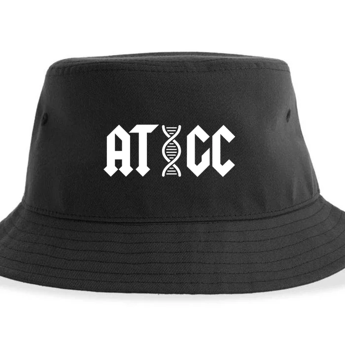 ATGC Funny Science Biology DNA Sustainable Bucket Hat