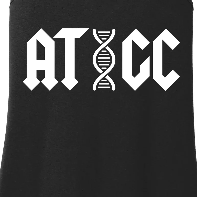 ATGC Funny Science Biology DNA Ladies Essential Tank