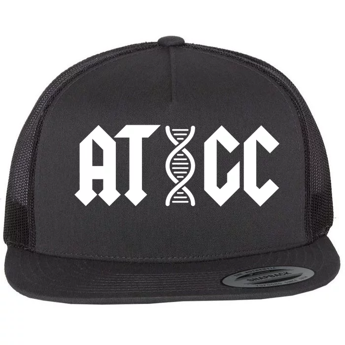 ATGC Funny Science Biology DNA Flat Bill Trucker Hat