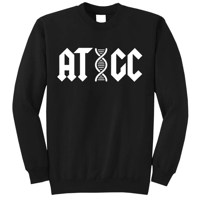 ATGC Funny Science Biology DNA Tall Sweatshirt