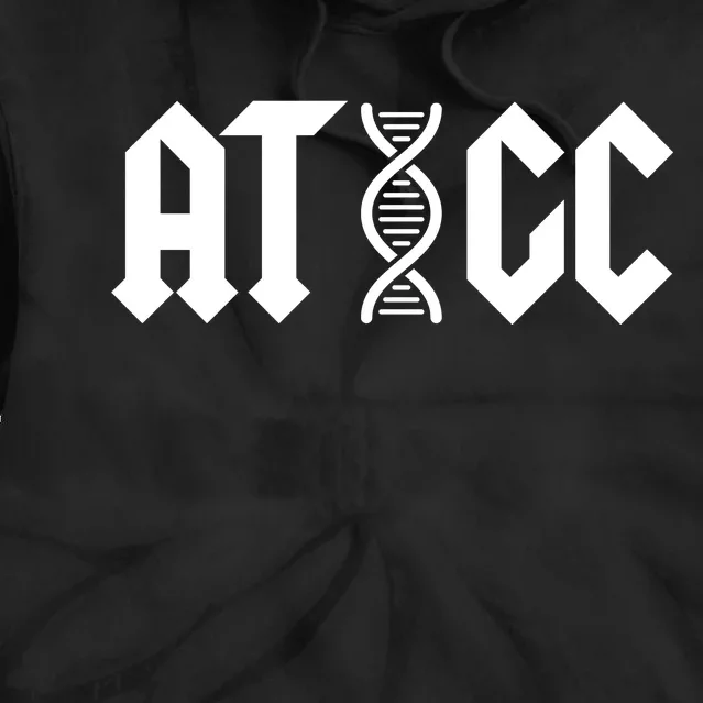 ATGC Funny Science Biology DNA Tie Dye Hoodie