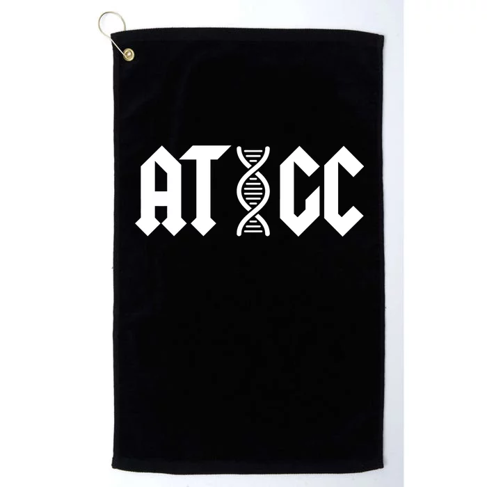 ATGC Funny Science Biology DNA Platinum Collection Golf Towel