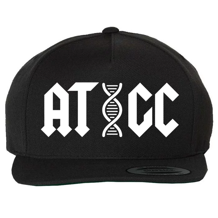 ATGC Funny Science Biology DNA Wool Snapback Cap