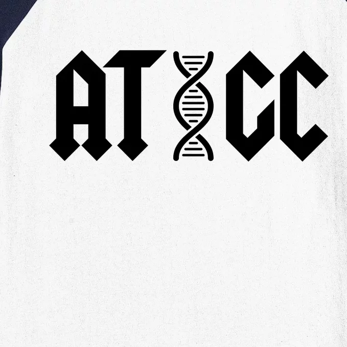 ATGC Funny Science Biology DNA Baseball Sleeve Shirt