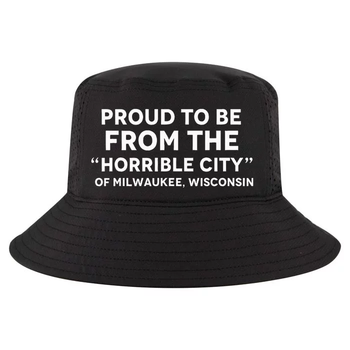 Anti Trump Horrible City Quote Milwaukee Cool Comfort Performance Bucket Hat