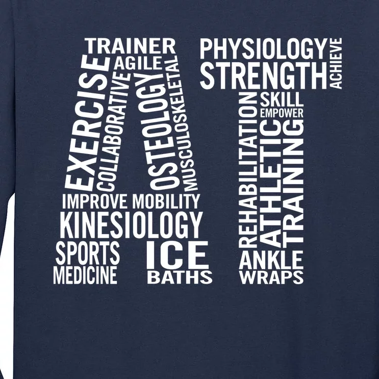 Athletic Trainer Hoodie Athletic Training Gear Gift Tall Long Sleeve T-Shirt