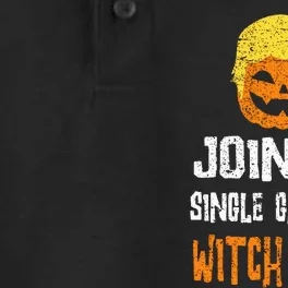 Anti Trump Halloween Pumpkin Join Single Greatest Witch Hunt Dry Zone Grid Performance Polo