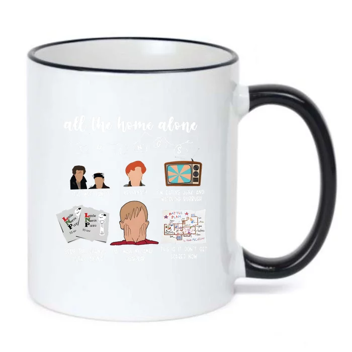 All The Home Alone Things Christmas Movie Lover Black Color Changing Mug