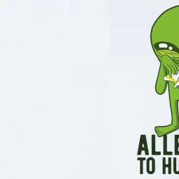 Allergic To Humans Funny Alien Softstyle Adult Sport Polo