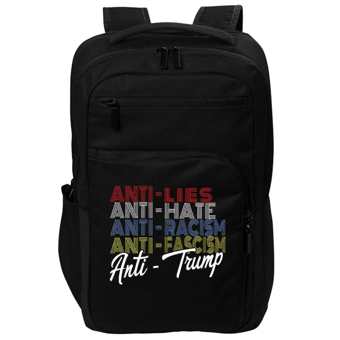 Anti Trump Hate Lies And Fascism Resist Vote Nov 5 2024 Impact Tech Backpack