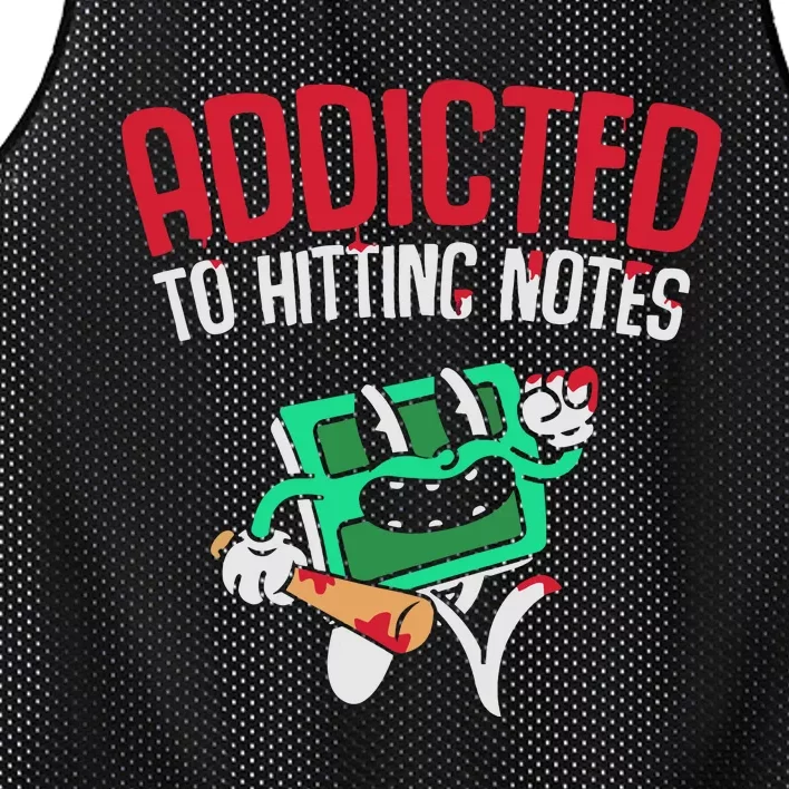 Addicted To Hitting Notes Mesh Reversible Basketball Jersey Tank