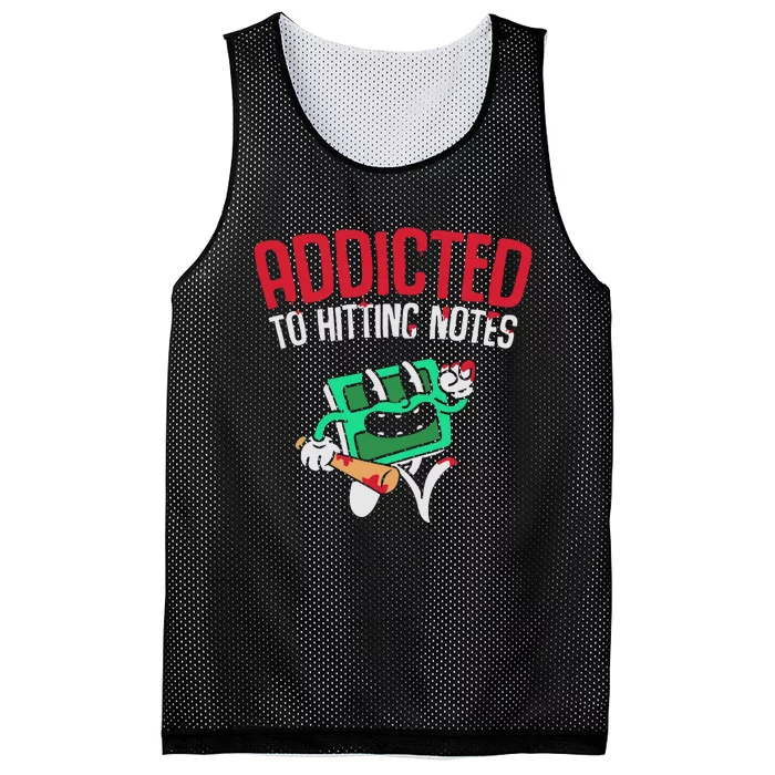 Addicted To Hitting Notes Mesh Reversible Basketball Jersey Tank