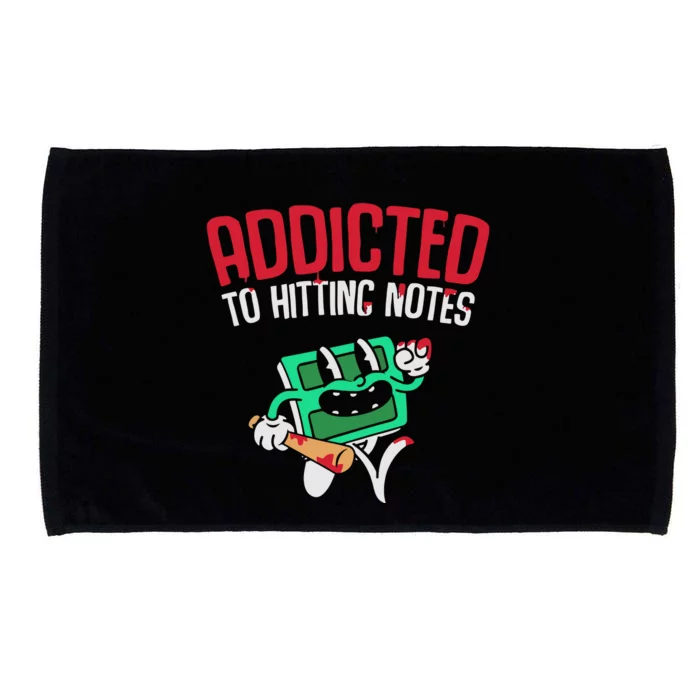 Addicted To Hitting Notes Microfiber Hand Towel