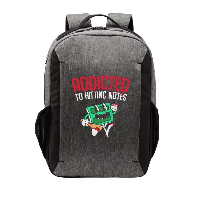 Addicted To Hitting Notes Vector Backpack