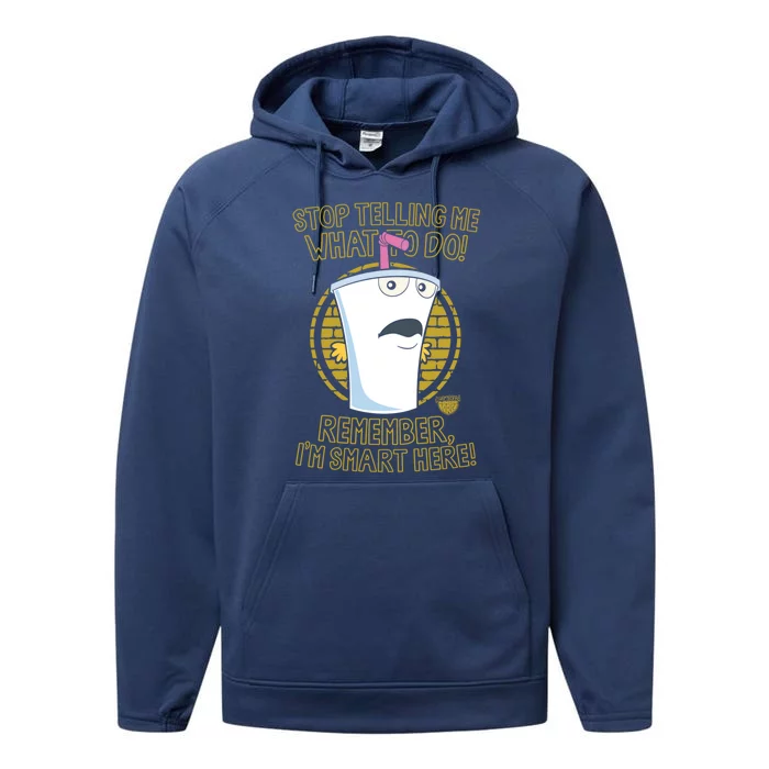 Aqua Teen Hunger Force Stop Cool Gift Performance Fleece Hoodie