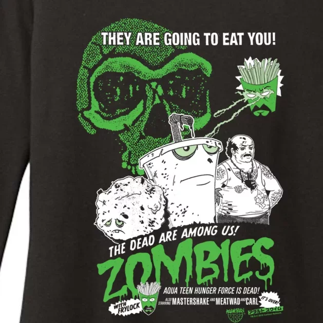 Aqua Teen Hunger Force Zombies Gift Womens CVC Long Sleeve Shirt