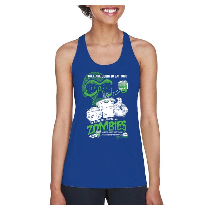 Aqua Teen Hunger Force Zombies Gift Women's Racerback Tank