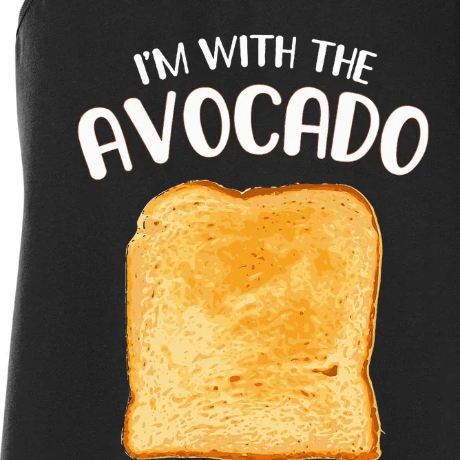 Avocado Toast Halloween Costume Funny Women's Racerback Tank