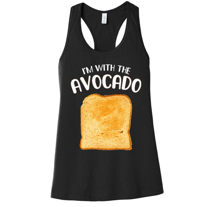 Avocado Toast Halloween Costume Funny Women's Racerback Tank