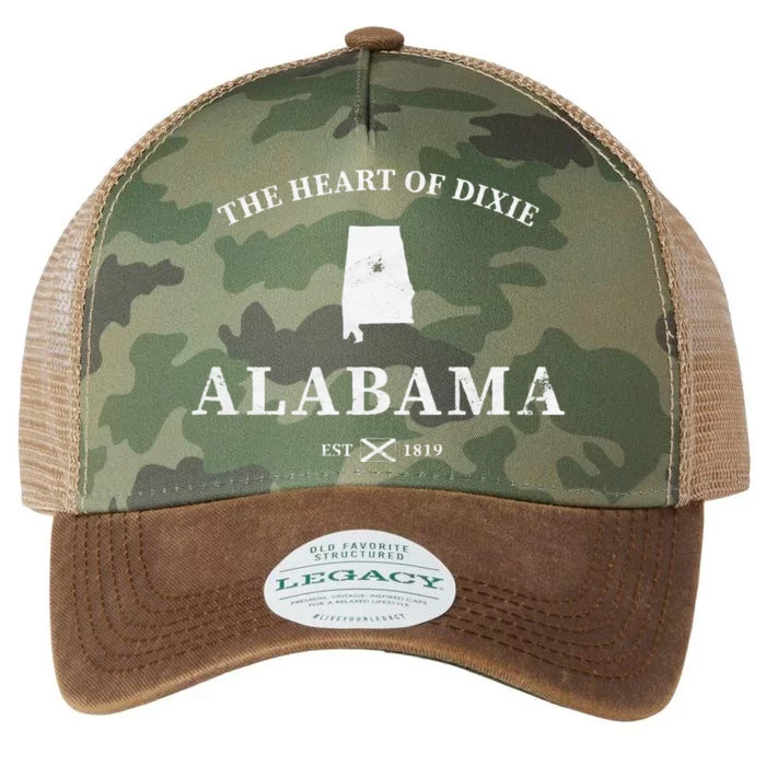 Alabama The Heart Of Dixie Legacy Tie Dye Trucker Hat