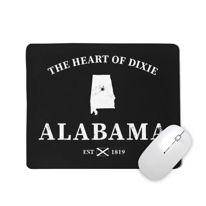 Alabama The Heart Of Dixie Mousepad