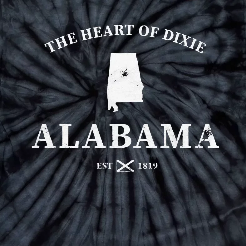 Alabama The Heart Of Dixie Tie-Dye T-Shirt