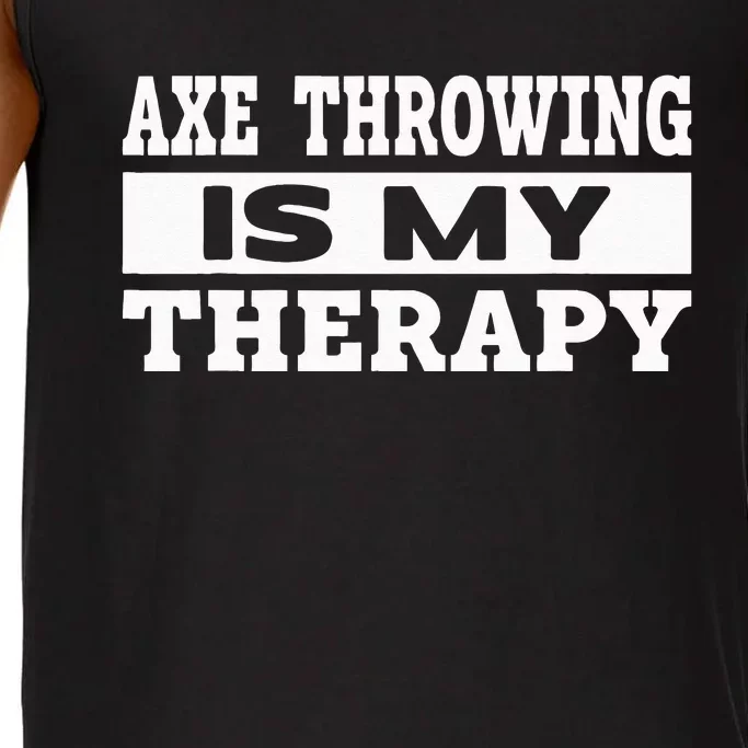 Axe Throwing Is Competition Throwing Axe On A Ax Throwing Comfort Colors® Tank Top