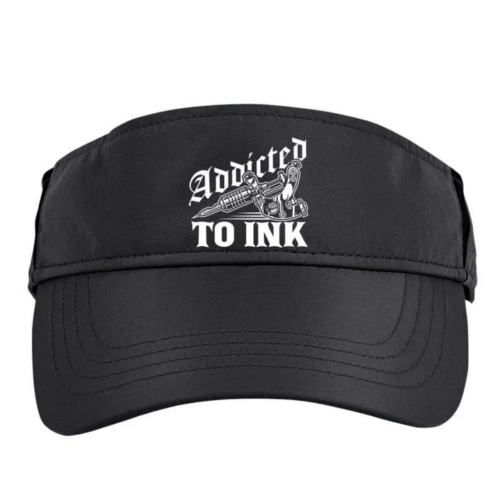 Addicted To Ink Tattoo Lover Tattoo Artist Adult Drive Performance Visor