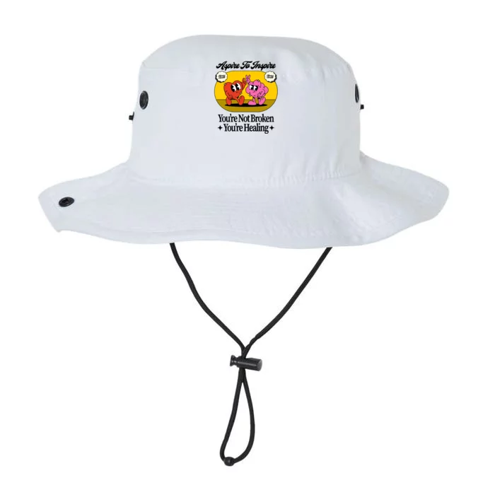 Aspire To Inspire (Mental Health) (Mind & Heart) Legacy Cool Fit Booney Bucket Hat