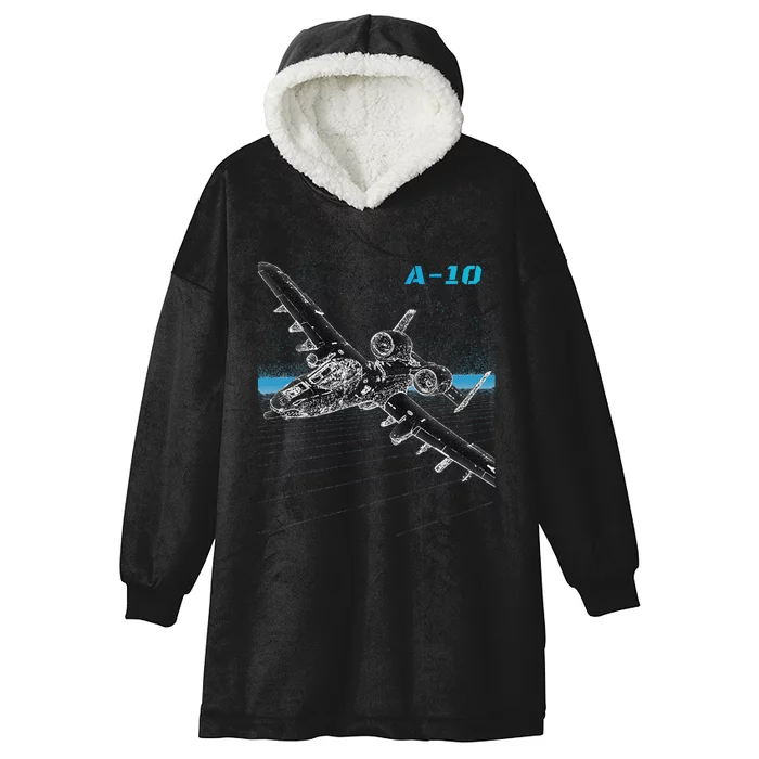 A10 Thunderbolt Ii Hooded Wearable Blanket