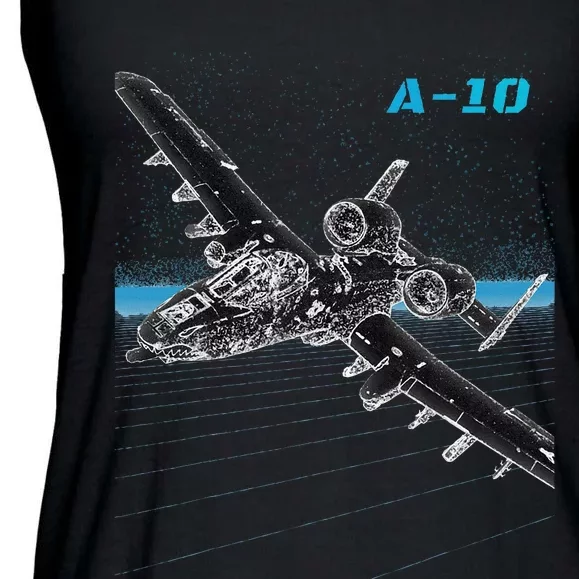 A10 Thunderbolt Ii Ladies Essential Flowy Tank