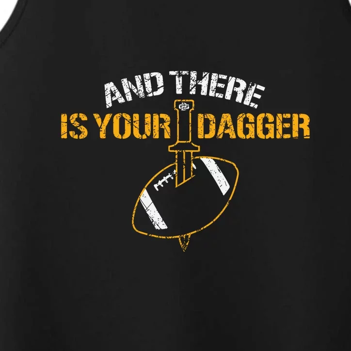 And There Is Your Dagger Green Bay TShirt Performance Tank