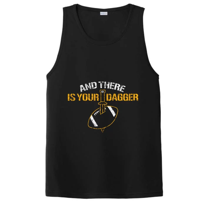 And There Is Your Dagger Green Bay TShirt Performance Tank