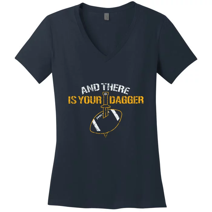 And There Is Your Dagger Green Bay TShirt Women's V-Neck T-Shirt