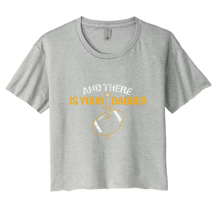 And There Is Your Dagger Green Bay TShirt Women's Crop Top Tee