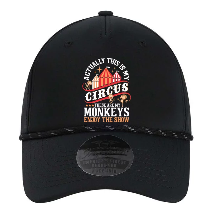 Actually This Is My Circus These Are Monkeys Monkey Lover Performance The Dyno Cap