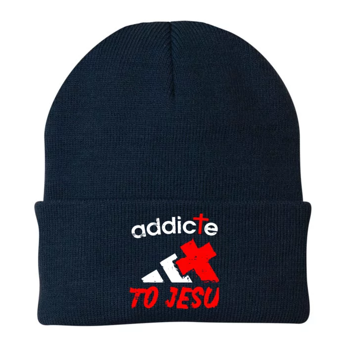 Addicted To Jesus Knit Cap Winter Beanie