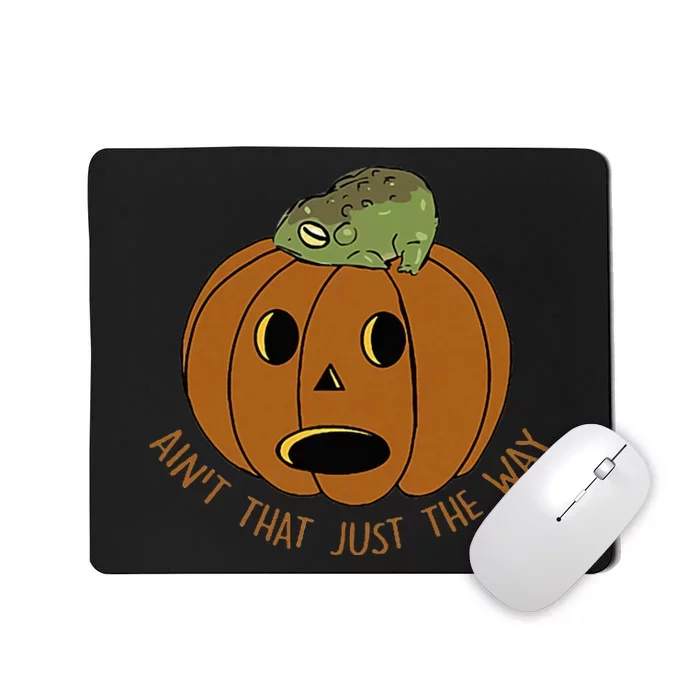 AinT That Just The Way Retro Style Pumpkin Mousepad