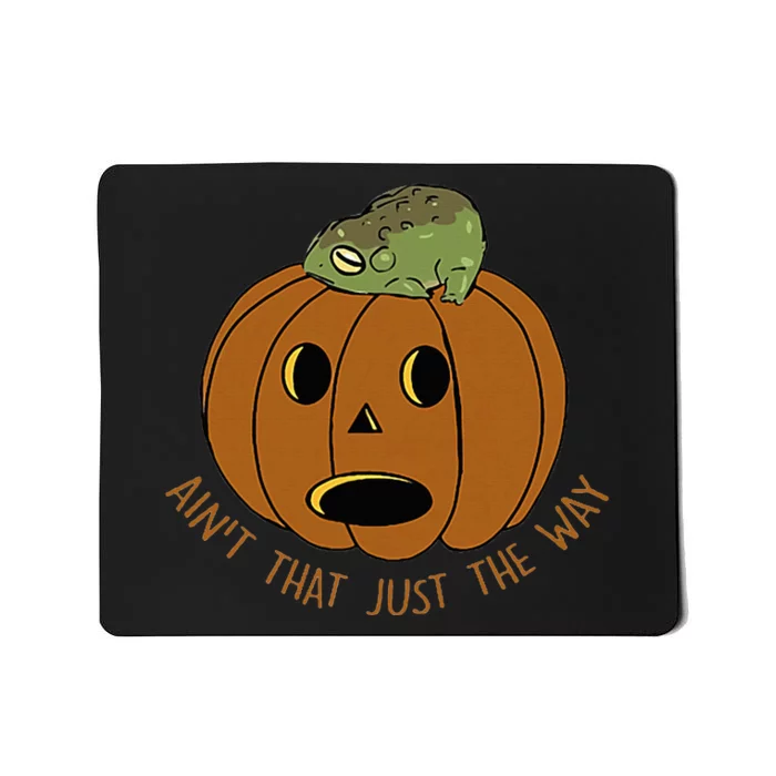 AinT That Just The Way Retro Style Pumpkin Mousepad