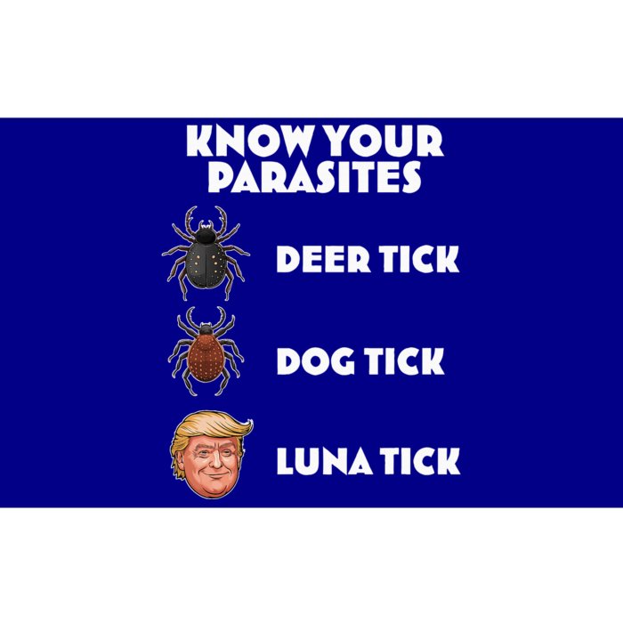 Anti Trump Know Your Parasites Lunatic Bumper Sticker